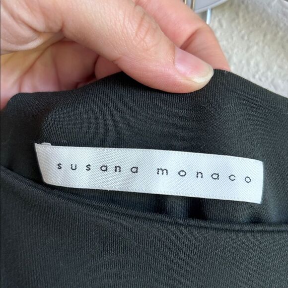 Susana Monaco Black Midi Dress size XS - Picture 4 of 5